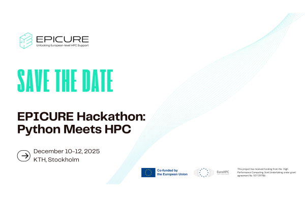 EPICURE Hackathon: Python Meets HPC - Banner